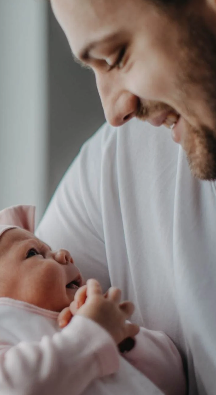 Dad with toddler